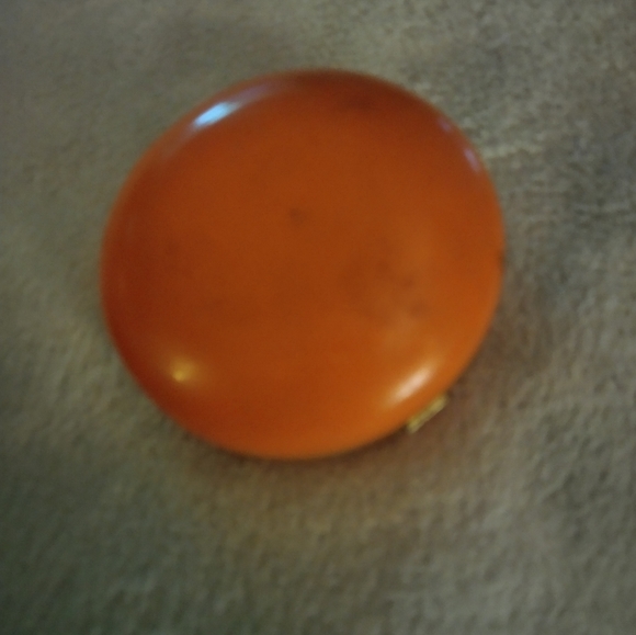 Vintage Orange Oval Westclox Travel Alarm Clock - Picture 2 of 2